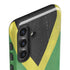 Jamaica Flag Distressed Galaxy S24 Plus Impact Case